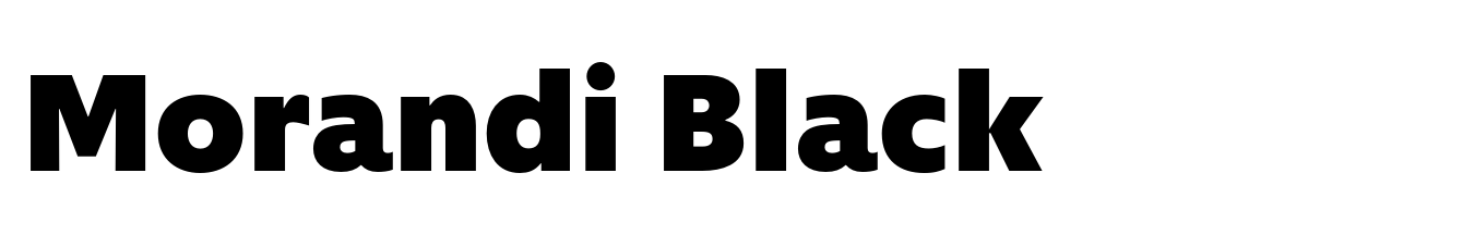 Morandi Black